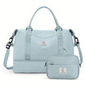 Bolsa-Mala Impermeável com Bolsos Multifuncionais - Elegância Urbana + BRINDE Loja Online Azul 